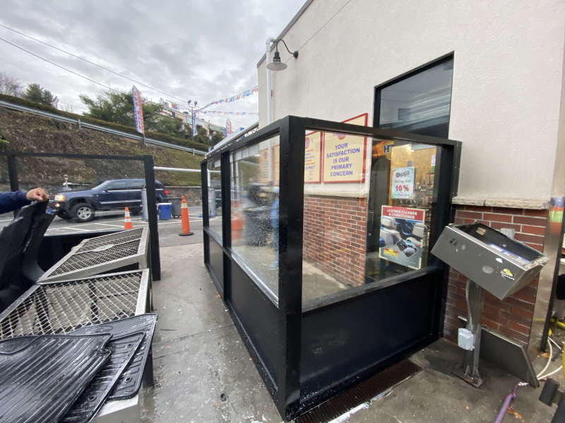 American car wash glass partitions (1)